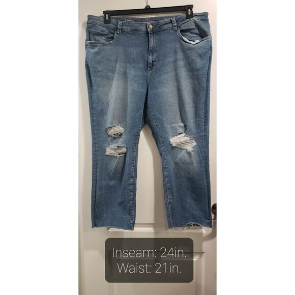 DL1961 NWOT Patti Straight High Rise Vintage Ankle‎ Jeans, Size 22W - Picture 1 of 4